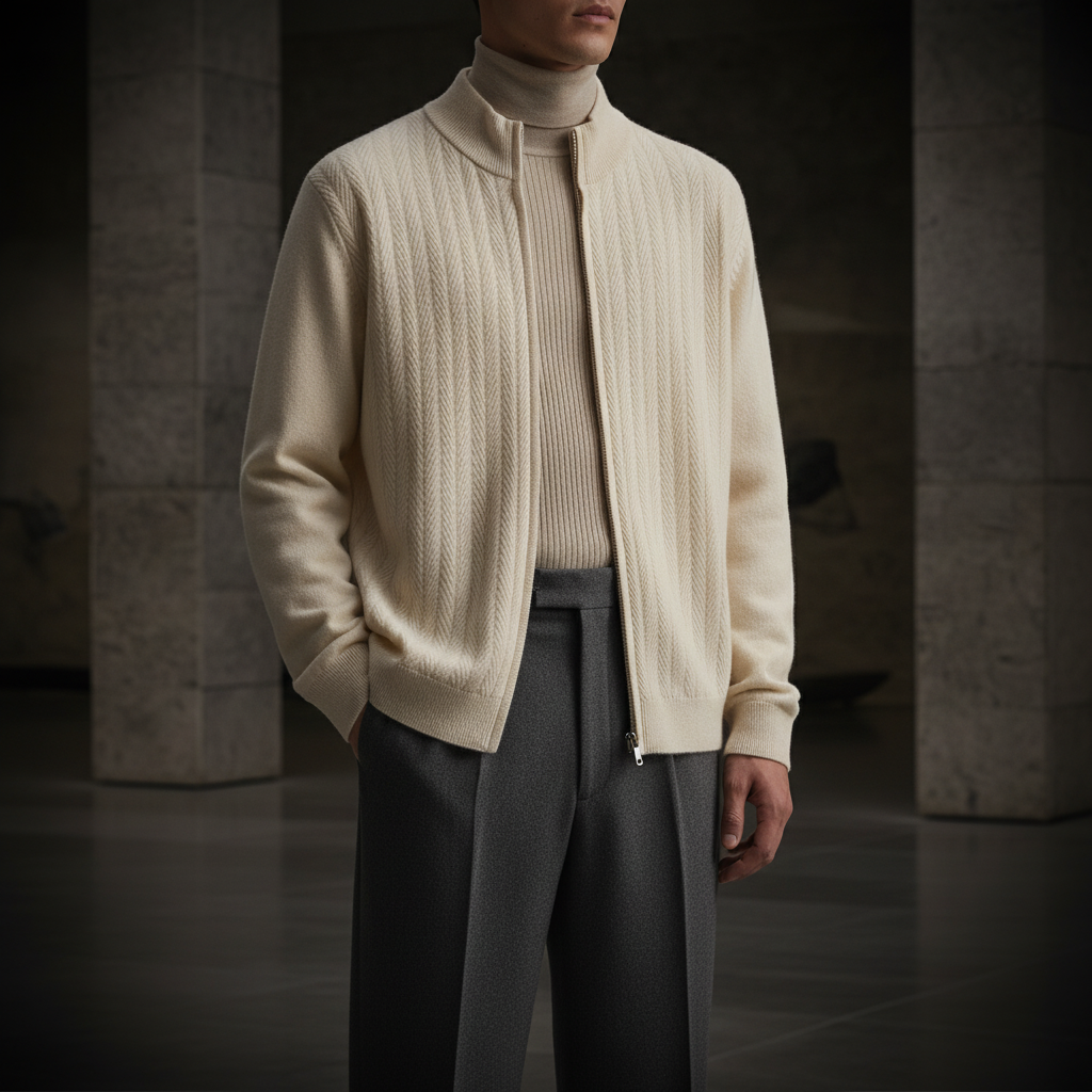 Oliver Merino Wool Cardigan