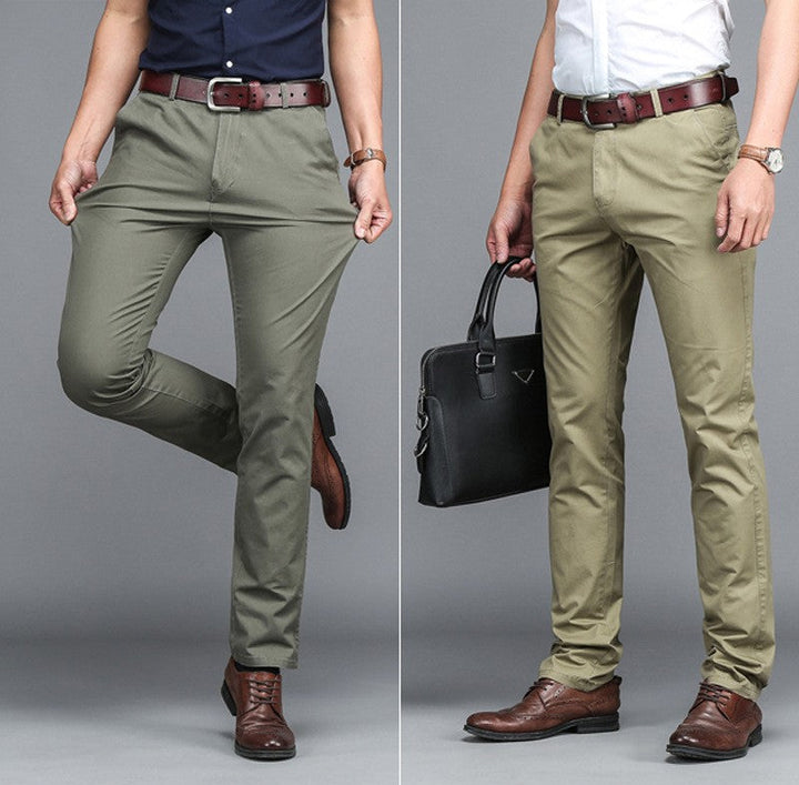 Leandro Tailored Cotton Trousers