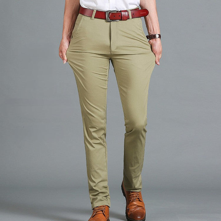 Leandro Tailored Cotton Trousers