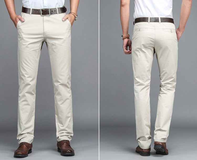 Leandro Tailored Cotton Trousers
