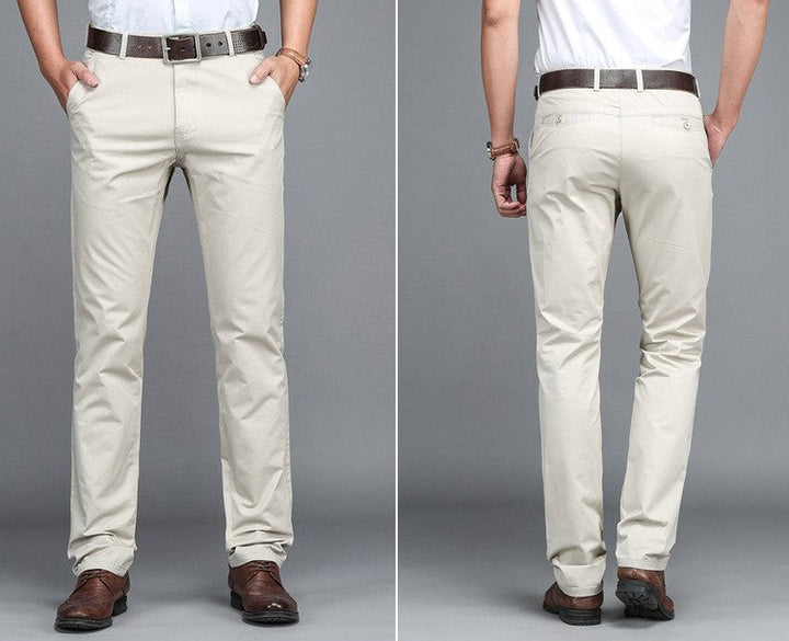 Leandro Tailored Cotton Trousers
