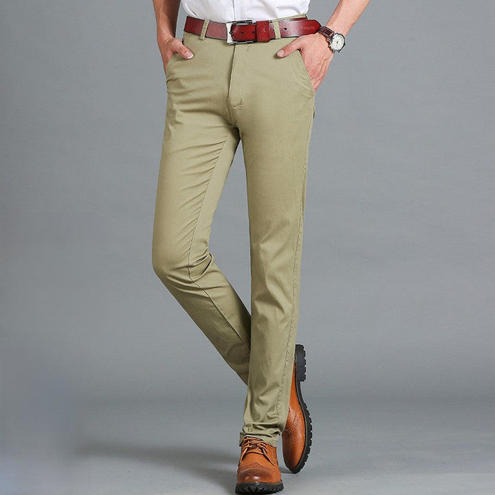 Leandro Tailored Cotton Trousers