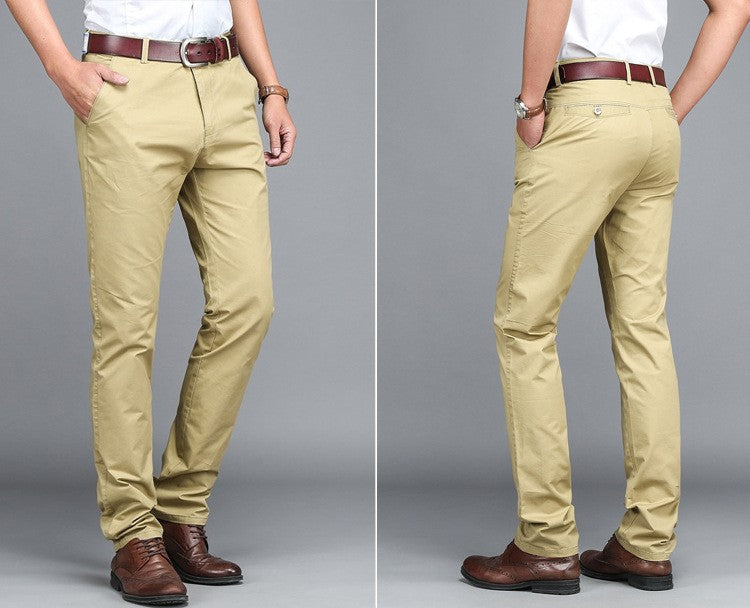 Leandro Tailored Cotton Trousers