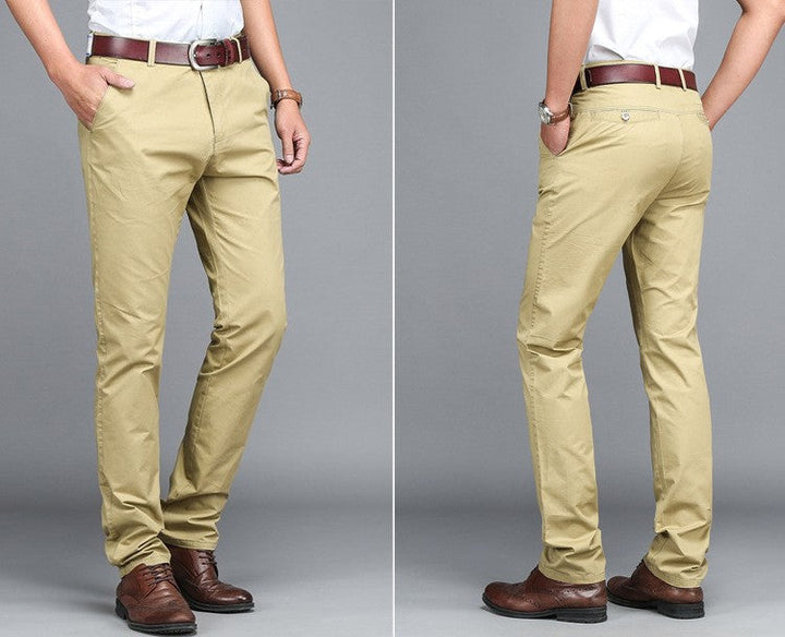 Leandro Tailored Cotton Trousers