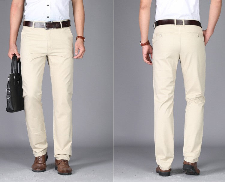 Leandro Tailored Cotton Trousers