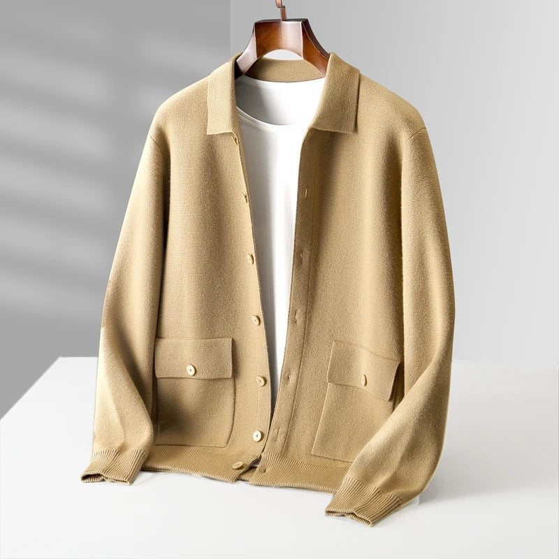 Brentwood Merino Wool Cardigan