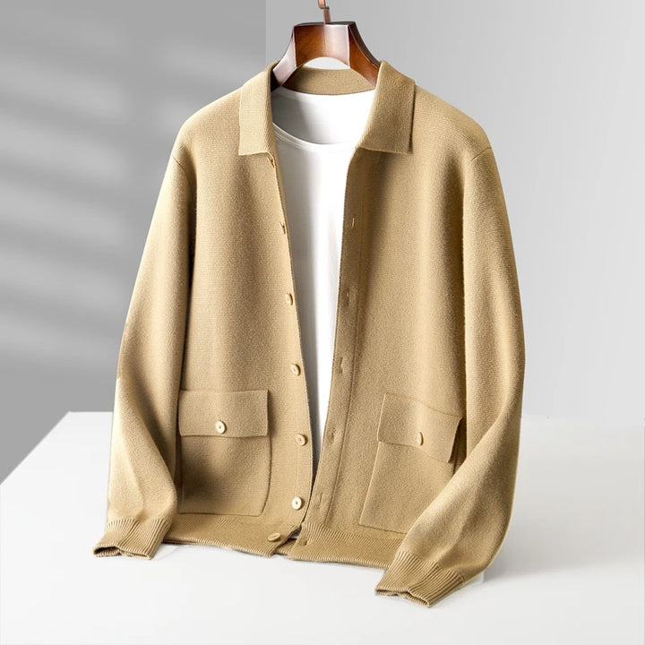 Brentwood Merino Wool Cardigan