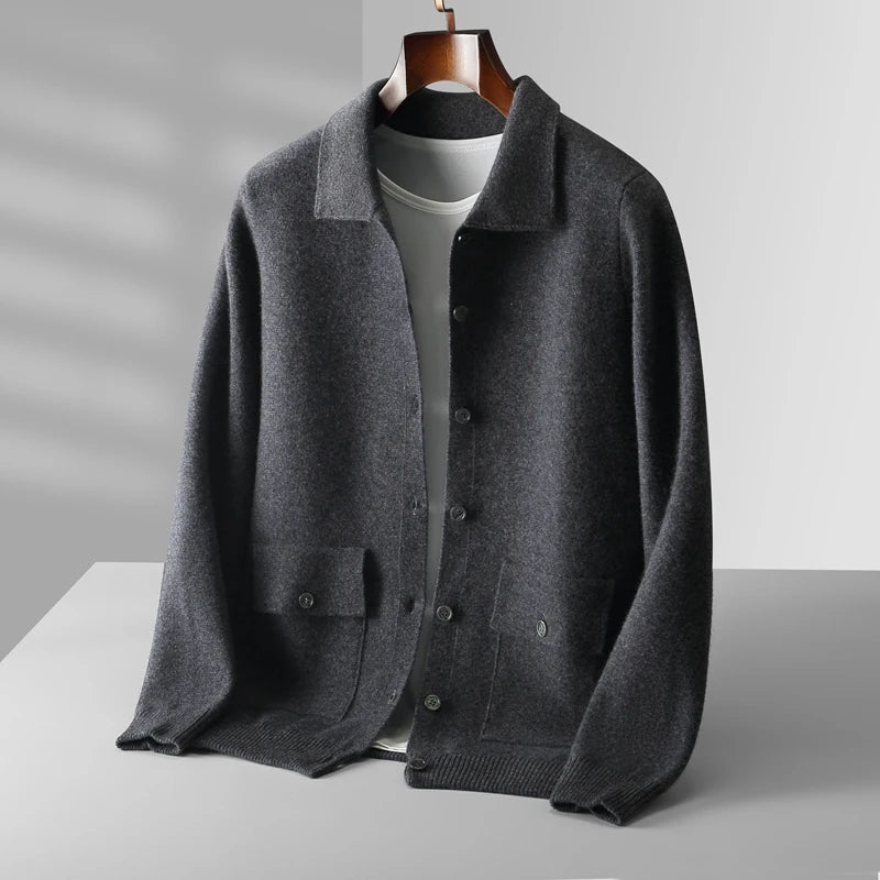 Brentwood Merino Wool Cardigan