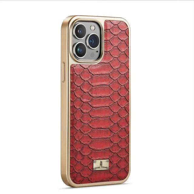 iPhone Croco Leather Case