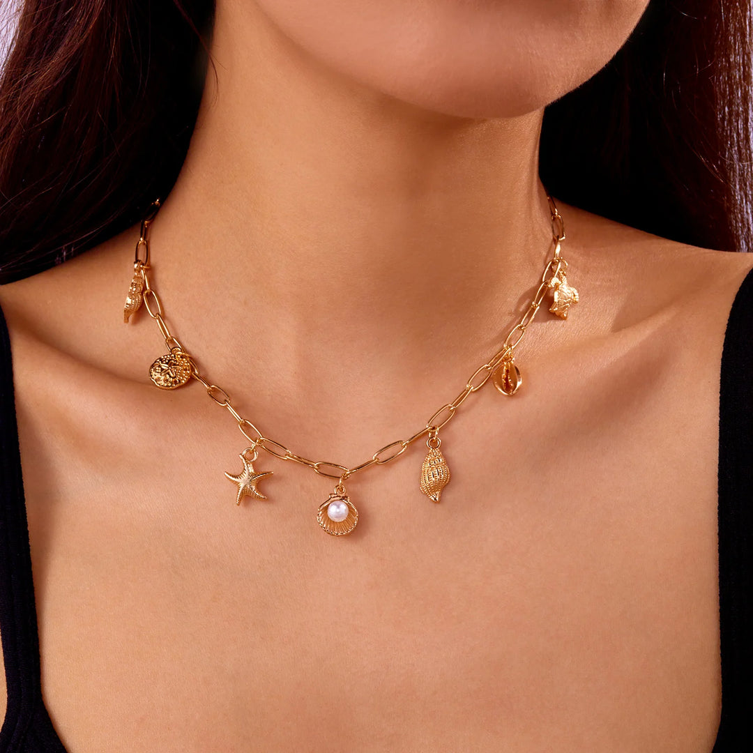 Marabel Sea Charms Necklace