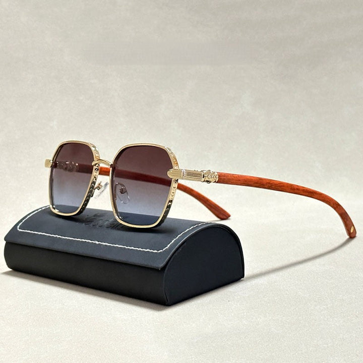 Beaumont Vintage Square Sunglasses