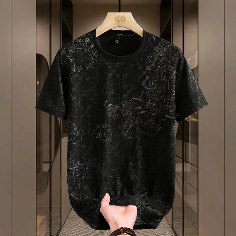 Marcello Drago Jacquard Tee