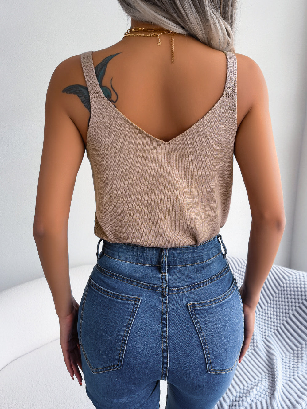 Noemi Pointelle Knit Top
