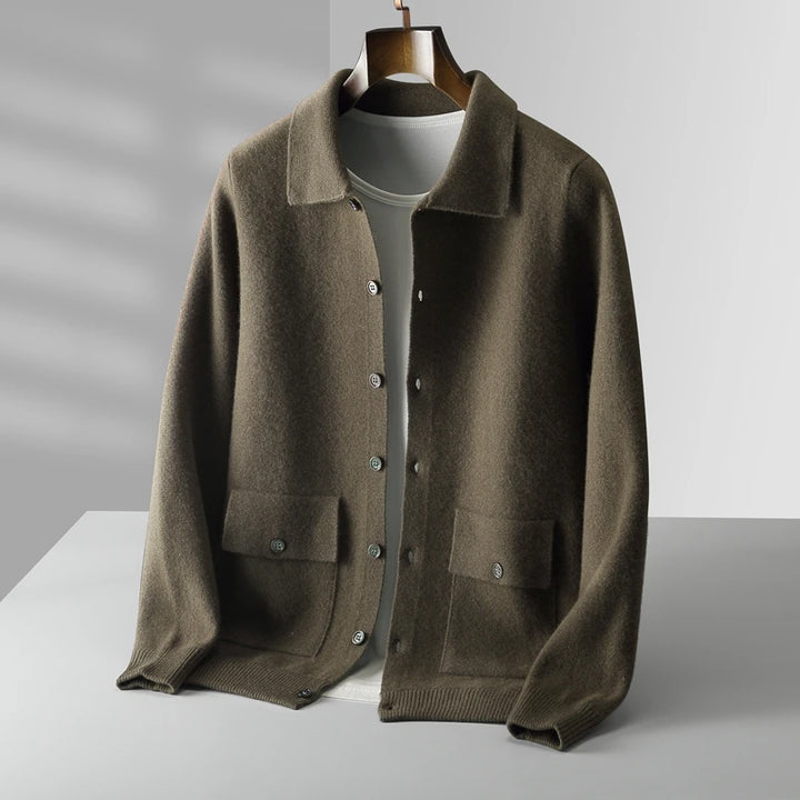 Brentwood Merino Wool Cardigan