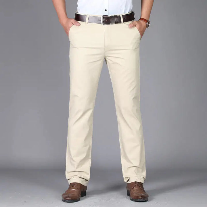 Leandro Tailored Cotton Trousers