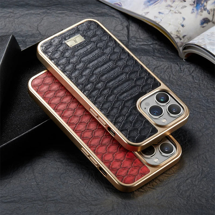 iPhone Croco Leather Case