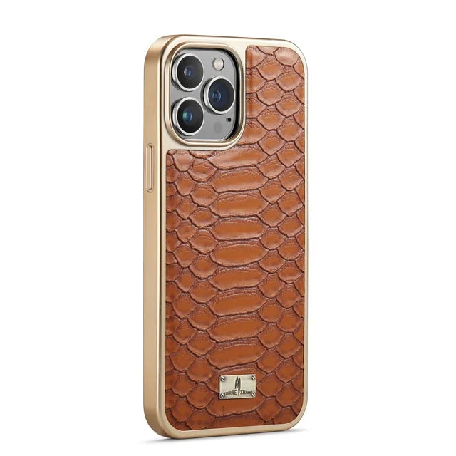 iPhone Croco Leather Case