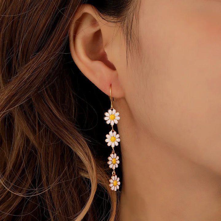 Floral Drop Earrings