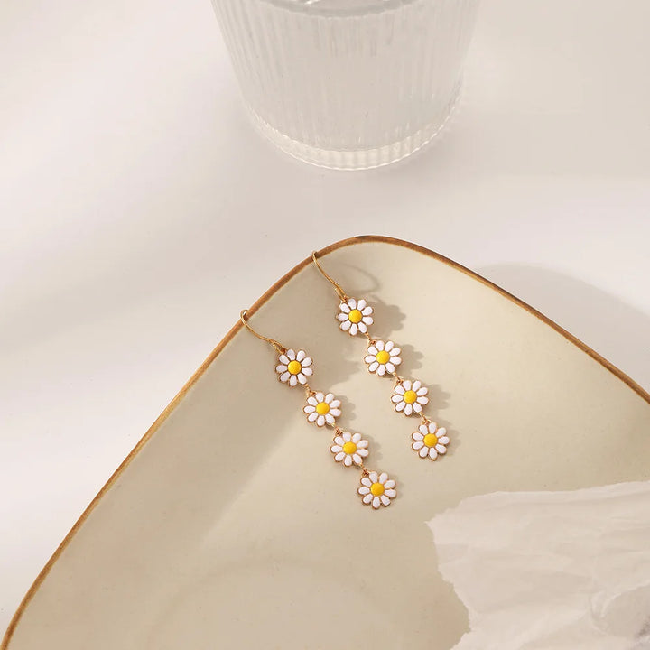 Floral Drop Earrings