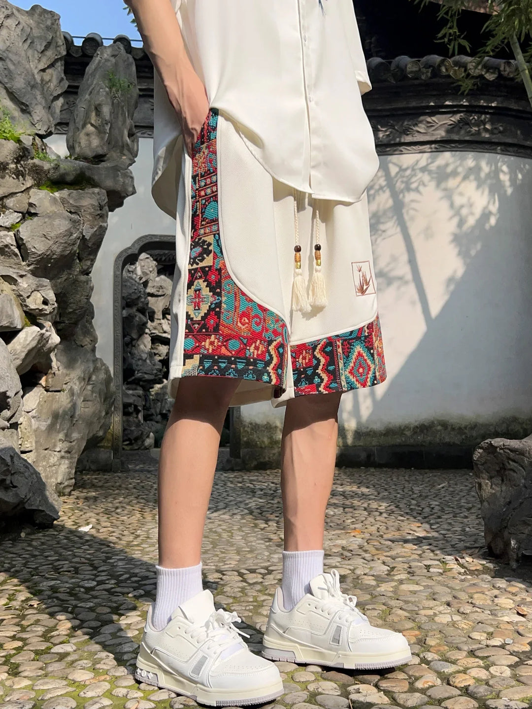 Napoli Embroidered Shorts