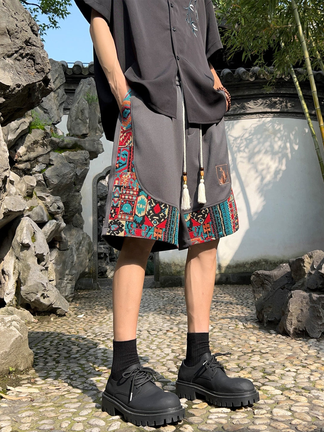 Napoli Embroidered Shorts
