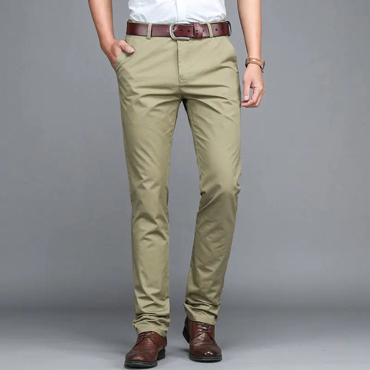 Leandro Tailored Cotton Trousers