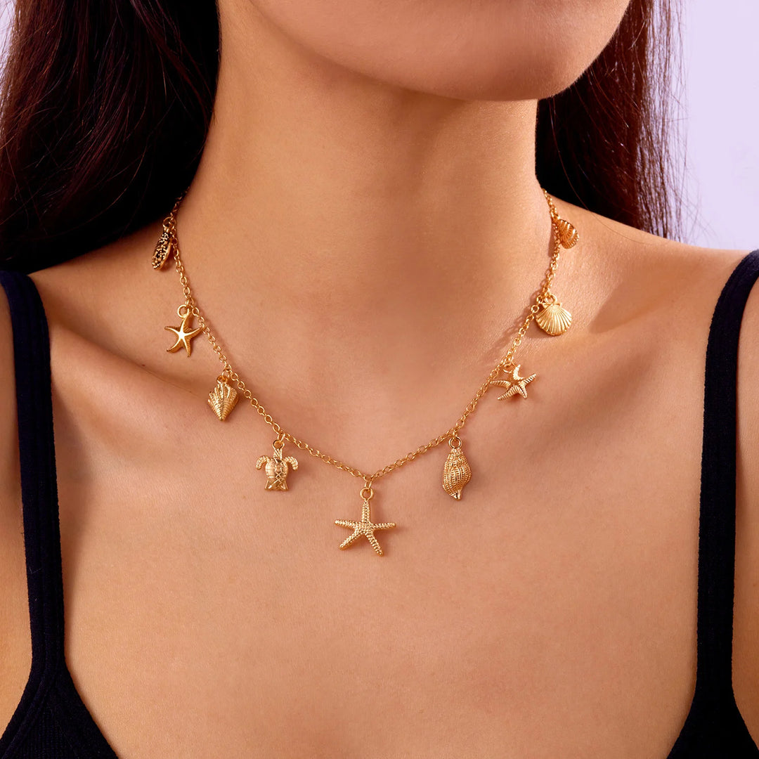 Marabel Sea Charms Necklace