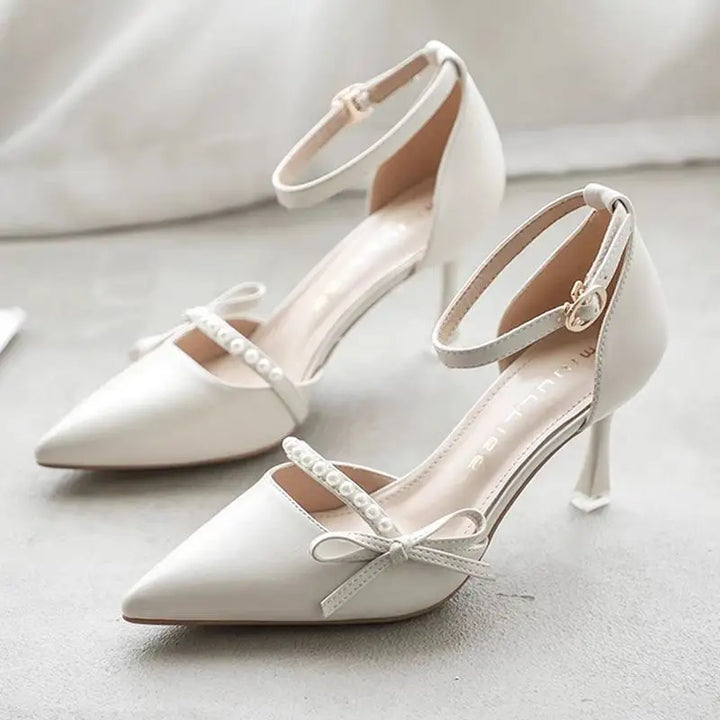 Amelia Pearl Strap Heels