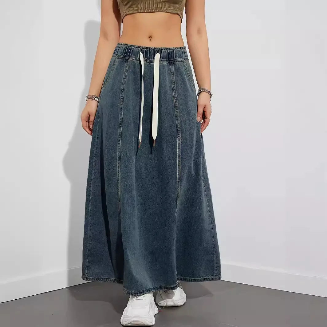 Sloane Denim Maxi Skirt