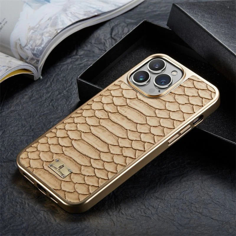 iPhone Croco Leather Case