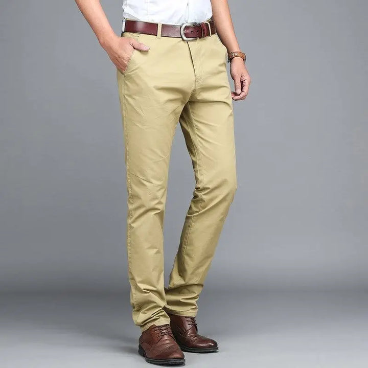 Leandro Tailored Cotton Trousers