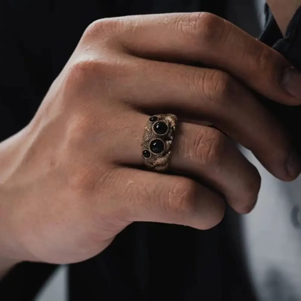 Nocturne Spider Eye Ring