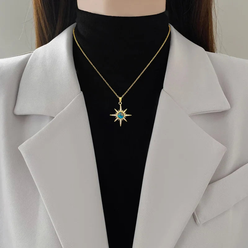 Starburst Pendant Necklace