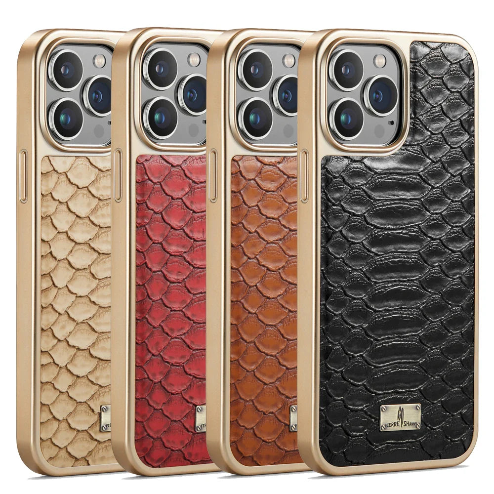 iPhone Croco Leather Case
