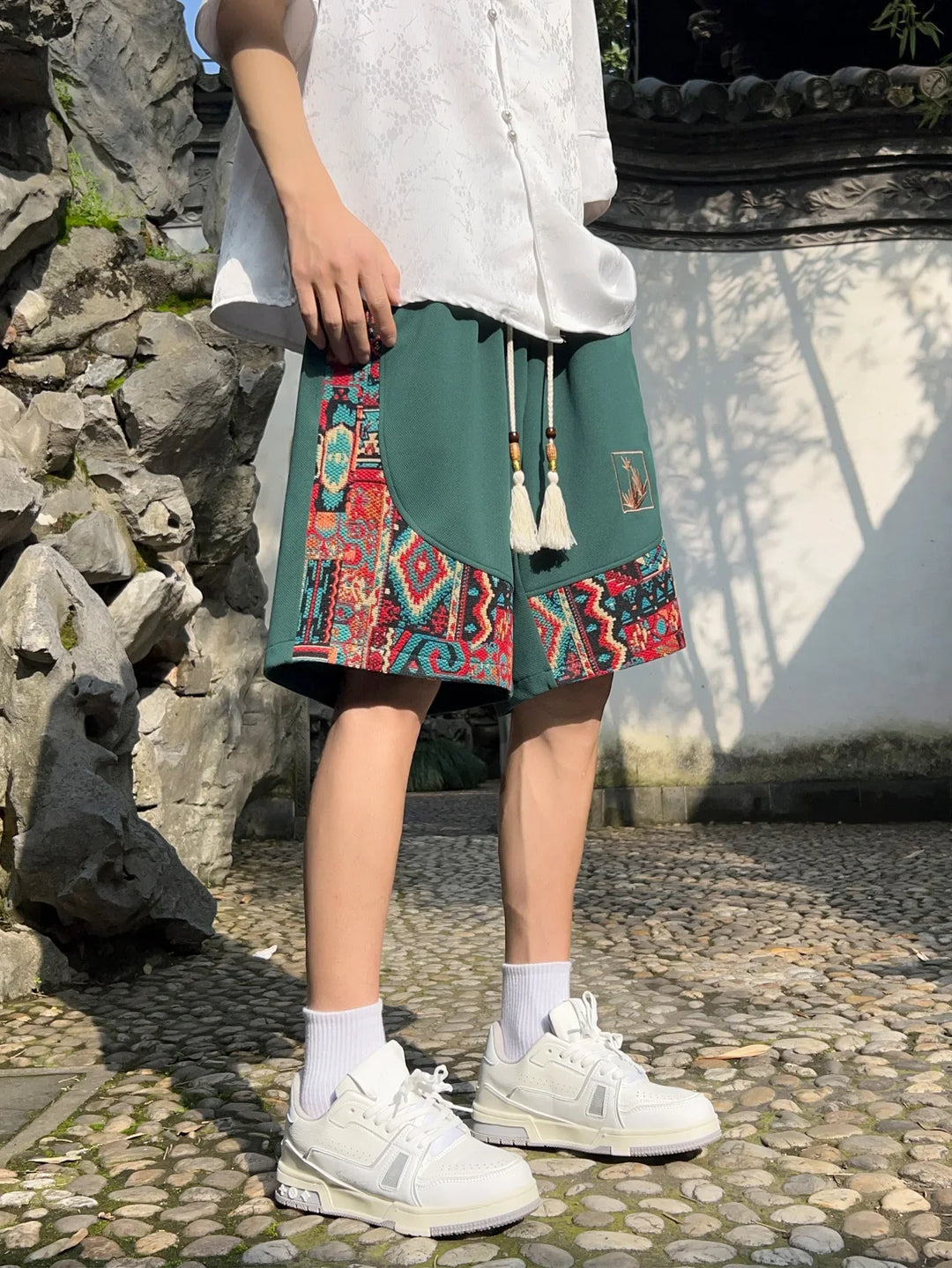 Napoli Embroidered Shorts