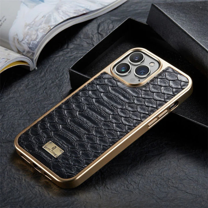 iPhone Croco Leather Case