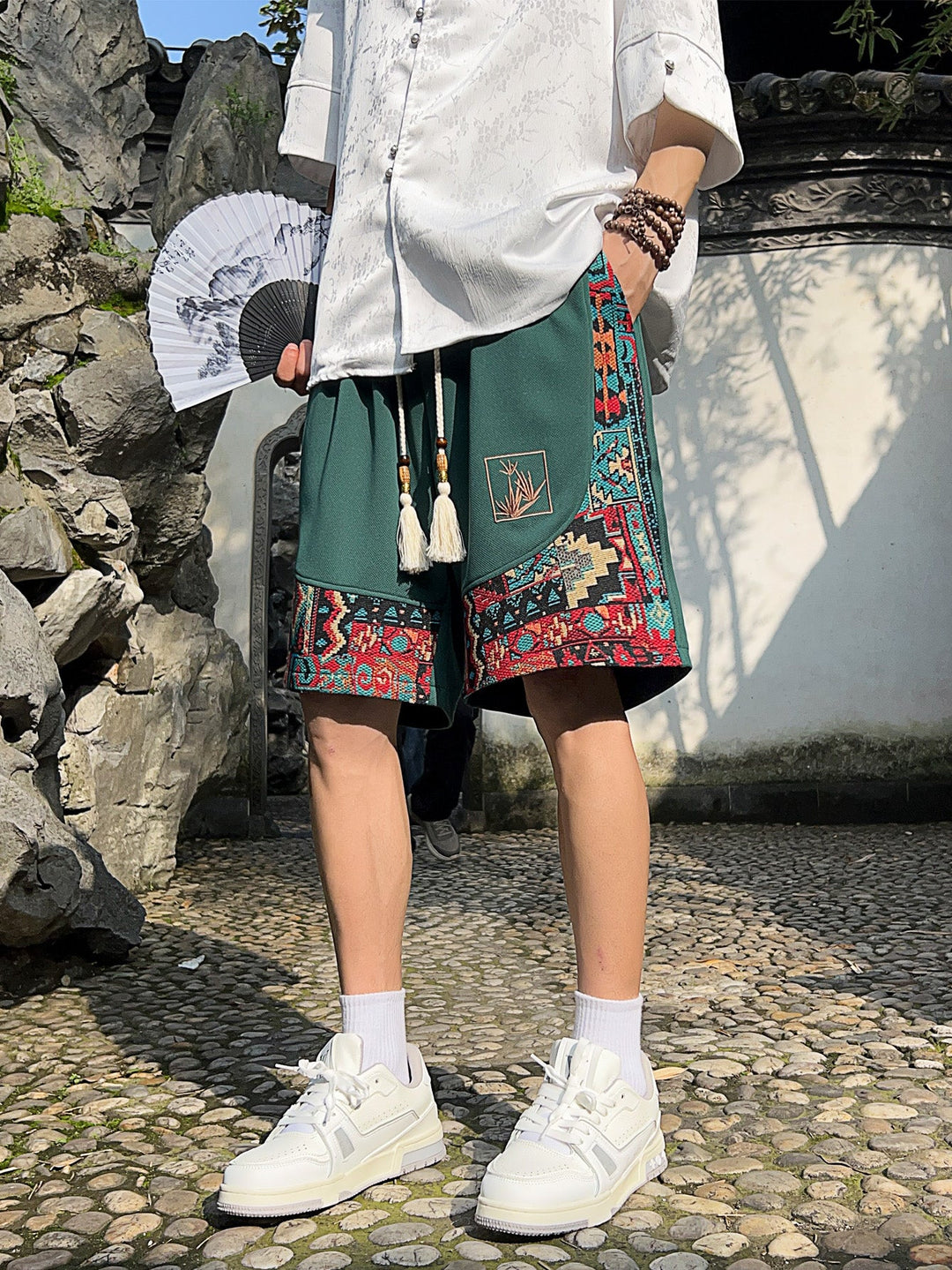 Napoli Embroidered Shorts