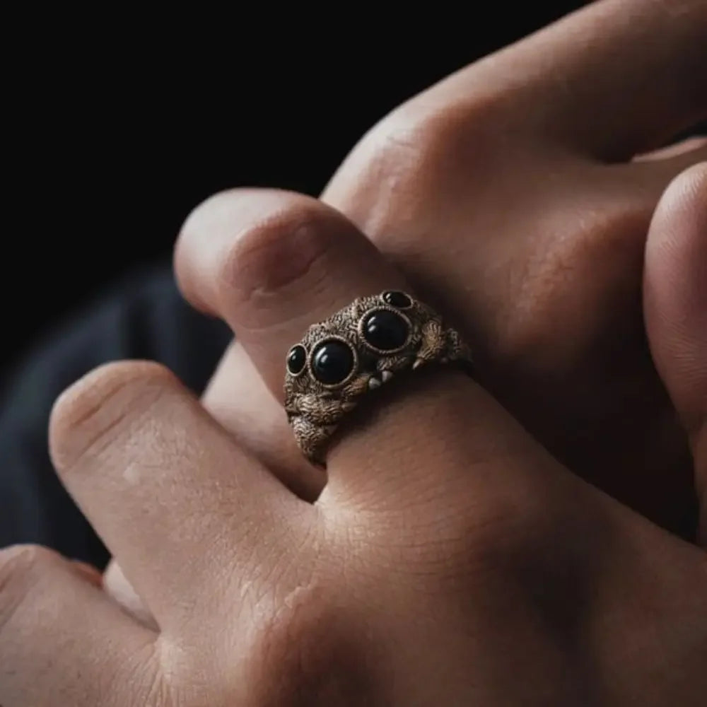 Nocturne Spider Eye Ring