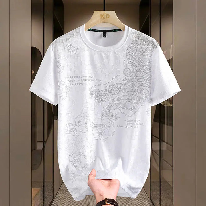 Marcello Drago Jacquard Tee