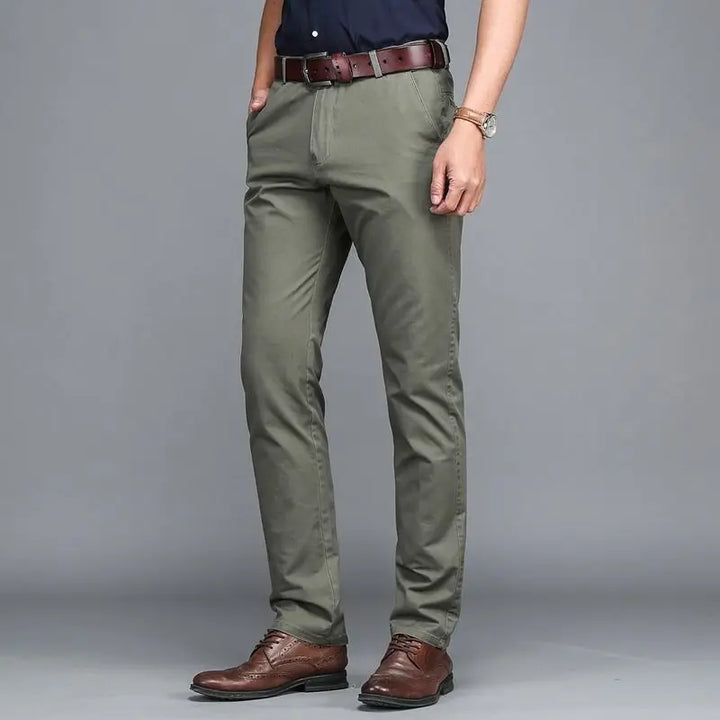 Leandro Tailored Cotton Trousers