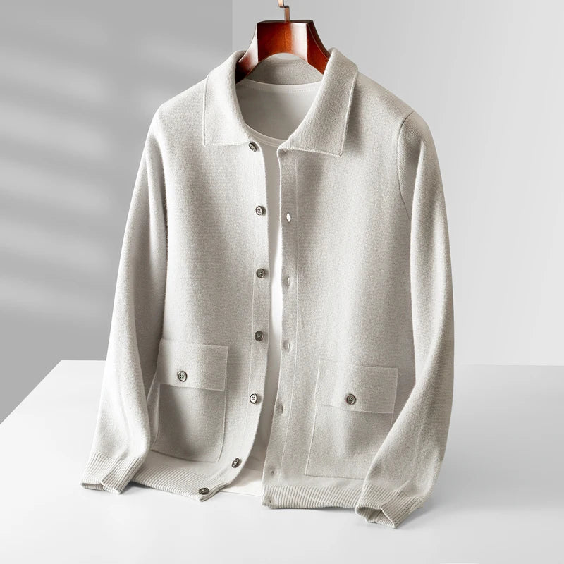 Brentwood Merino Wool Cardigan