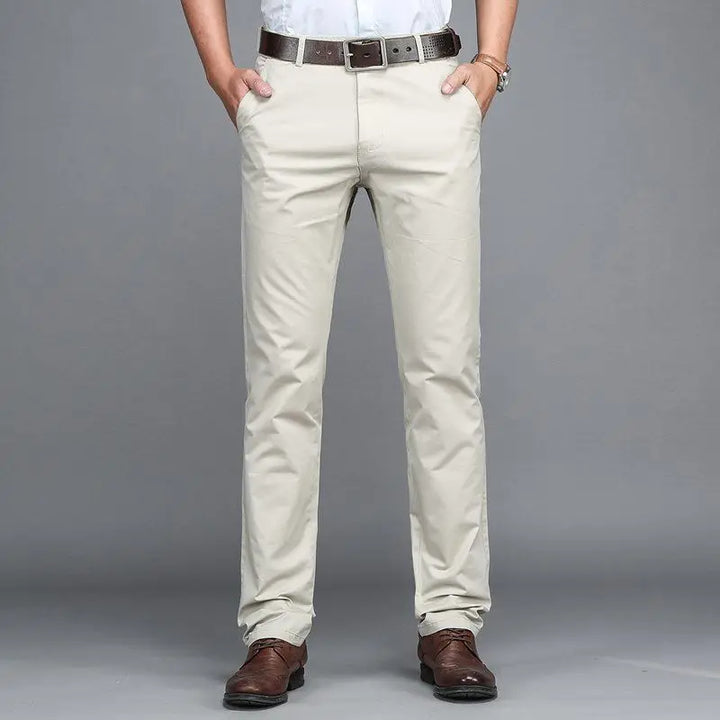 Leandro Tailored Cotton Trousers