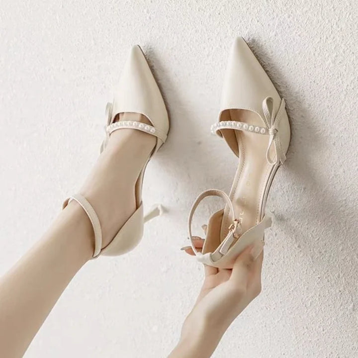 Amelia Pearl Strap Heels