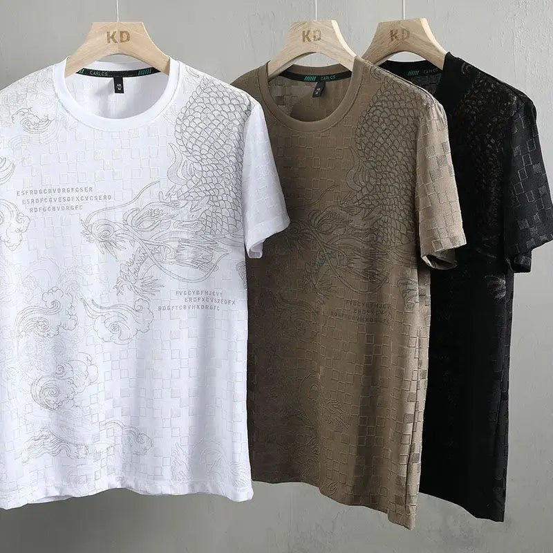 Marcello Drago Jacquard Tee