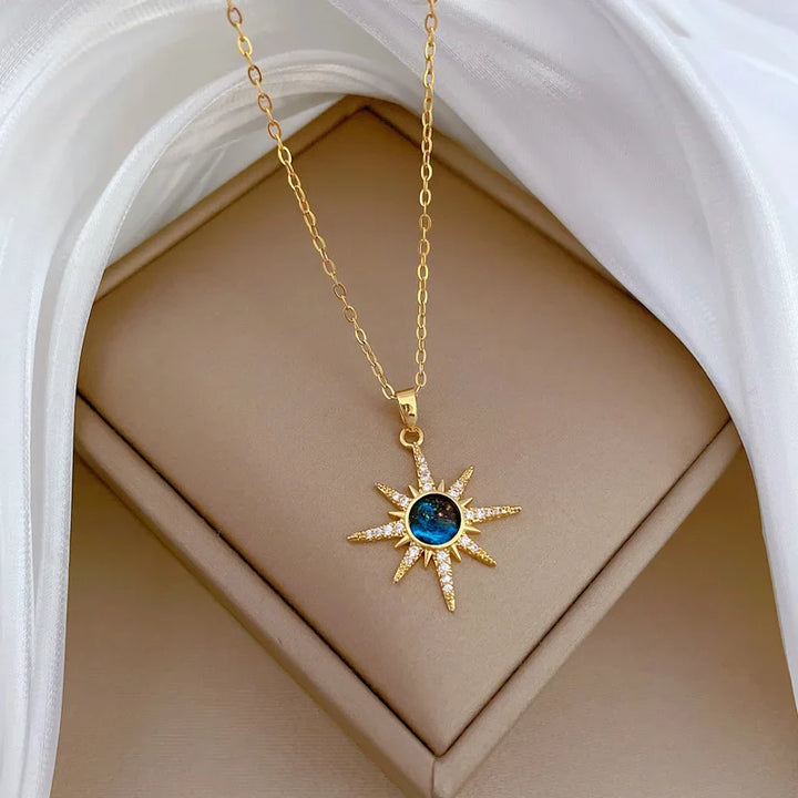 Starburst Pendant Necklace