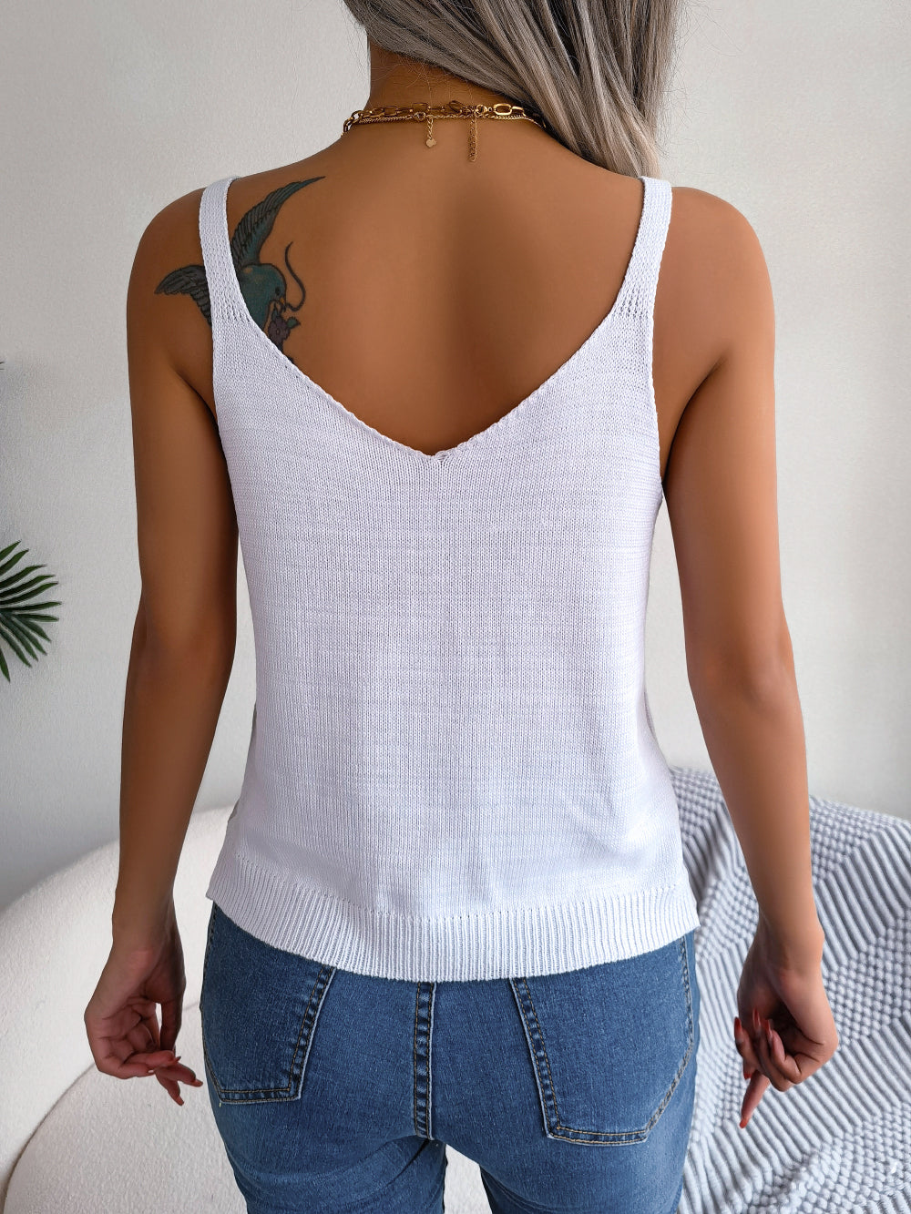Noemi Pointelle Knit Top