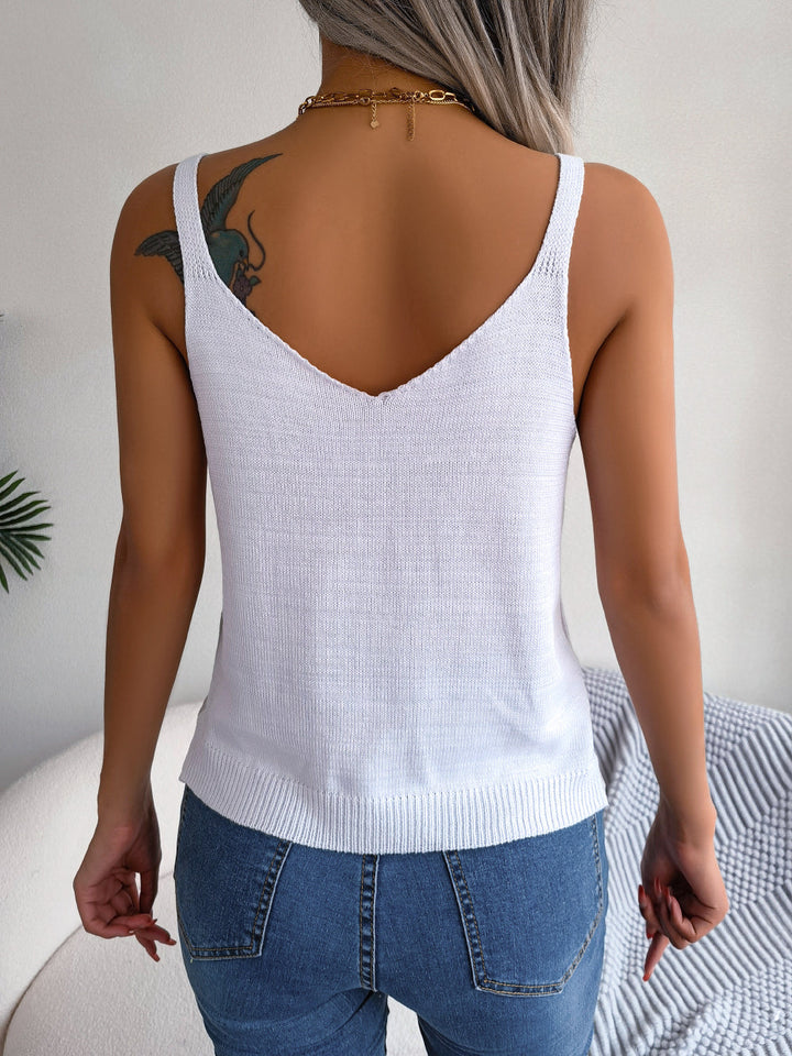 Noemi Pointelle Knit Top